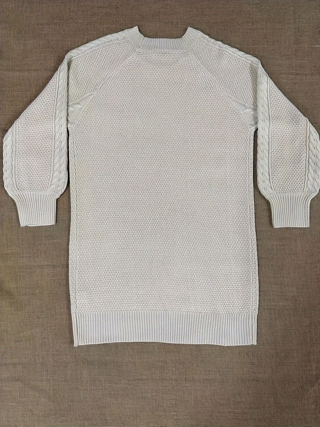 Oversized gebreide jurk dames - afbeelding 10