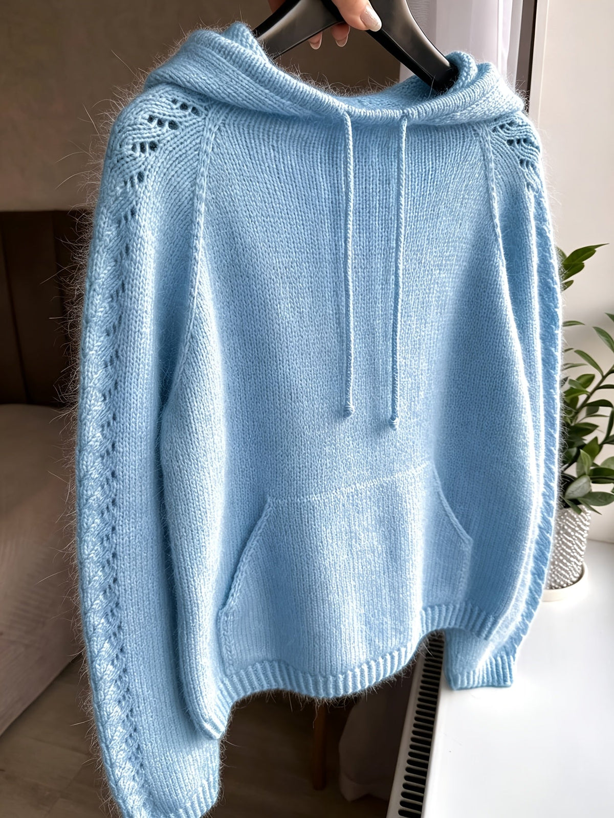 Oversized gebreide trui dames - afbeelding 9