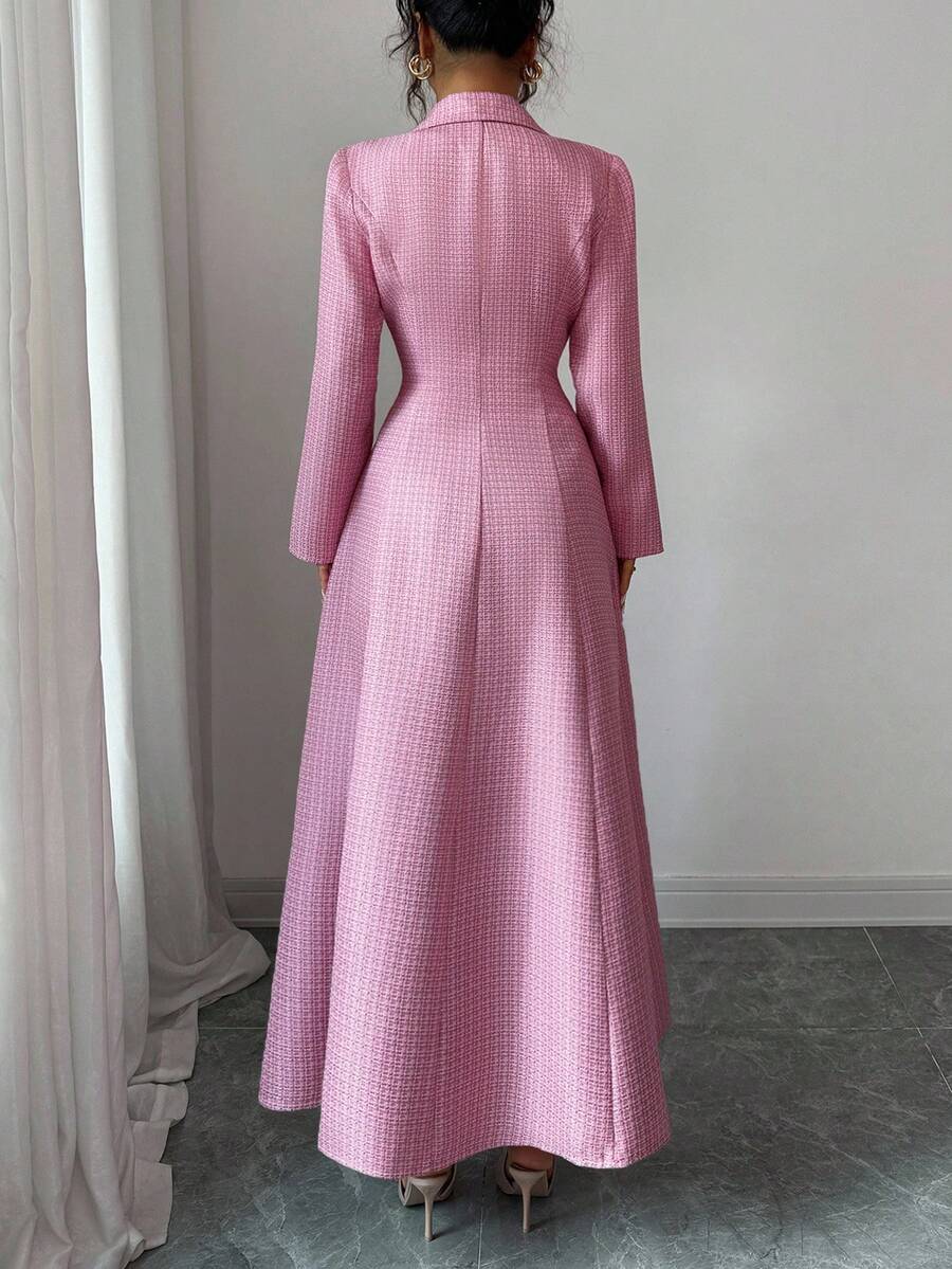 Getailleerde maxi jurk dames - afbeelding 6