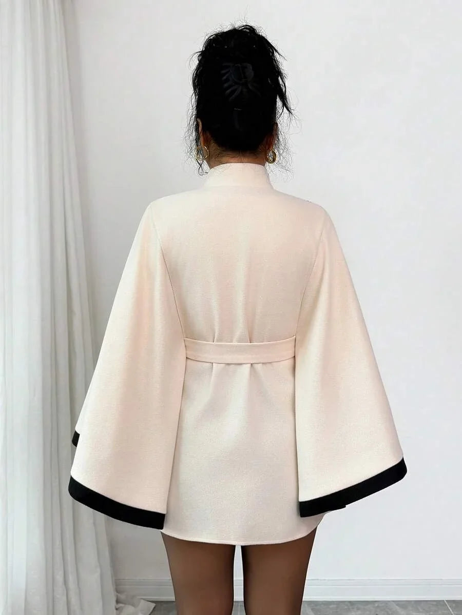 Korte poncho dames - afbeelding 2