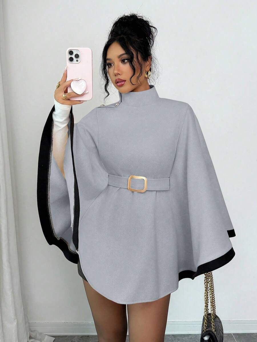 Korte poncho dames - afbeelding 9