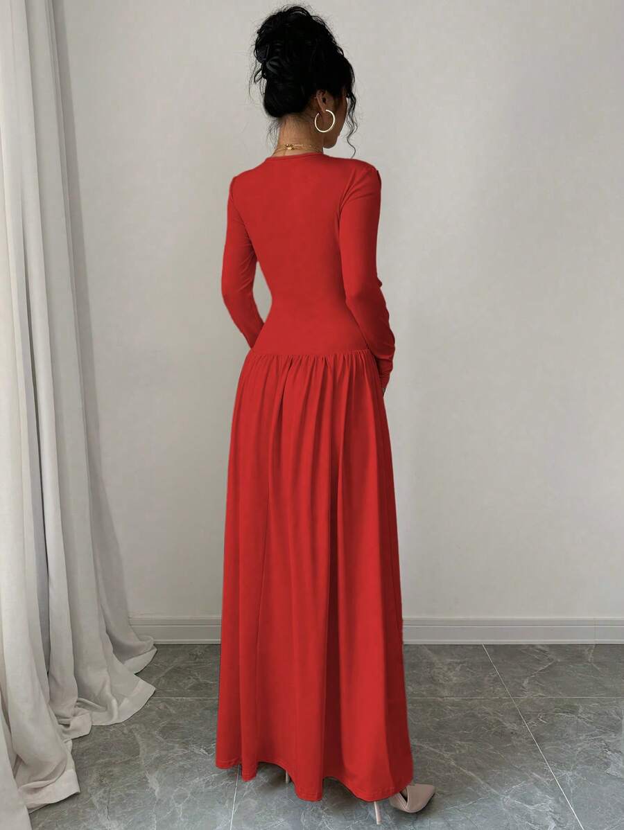 Maxi wikkeljurk dames - afbeelding 8