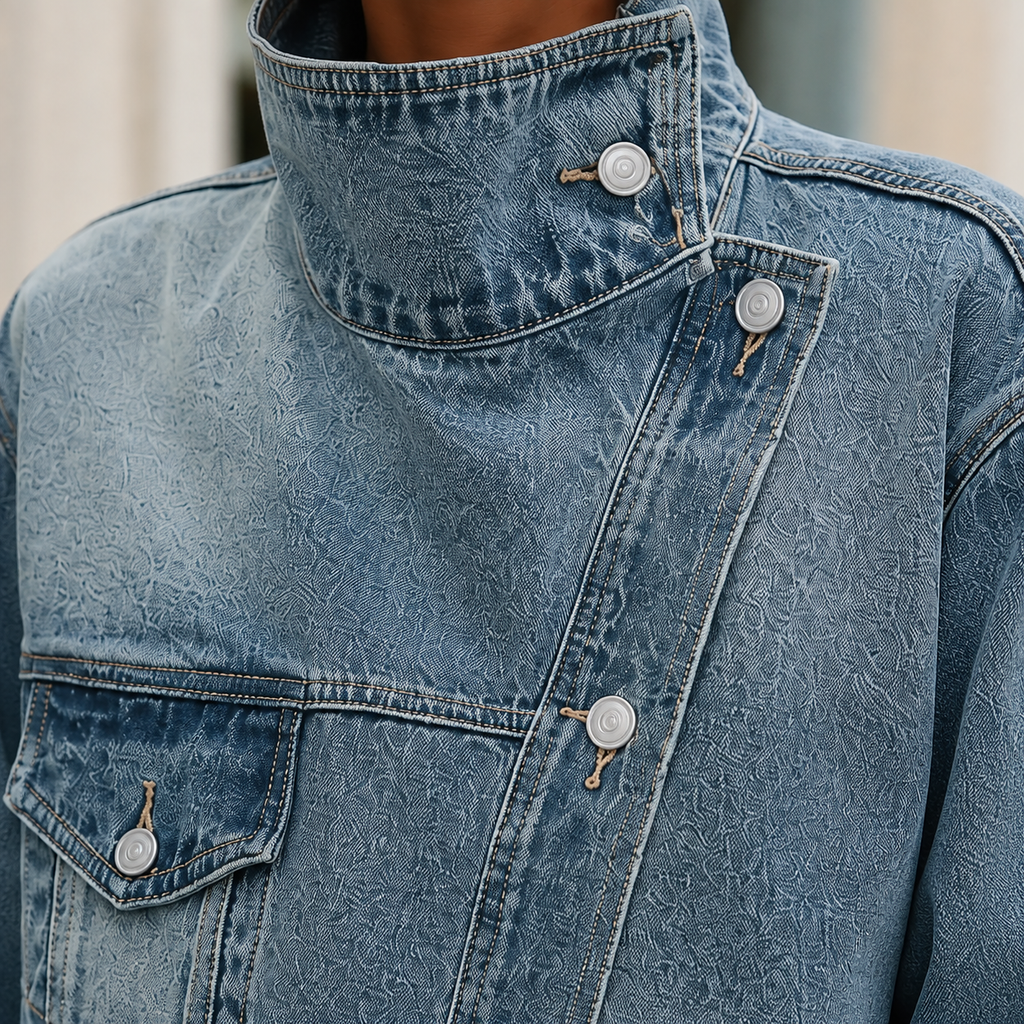 Oversized denim jas dames - afbeelding 3