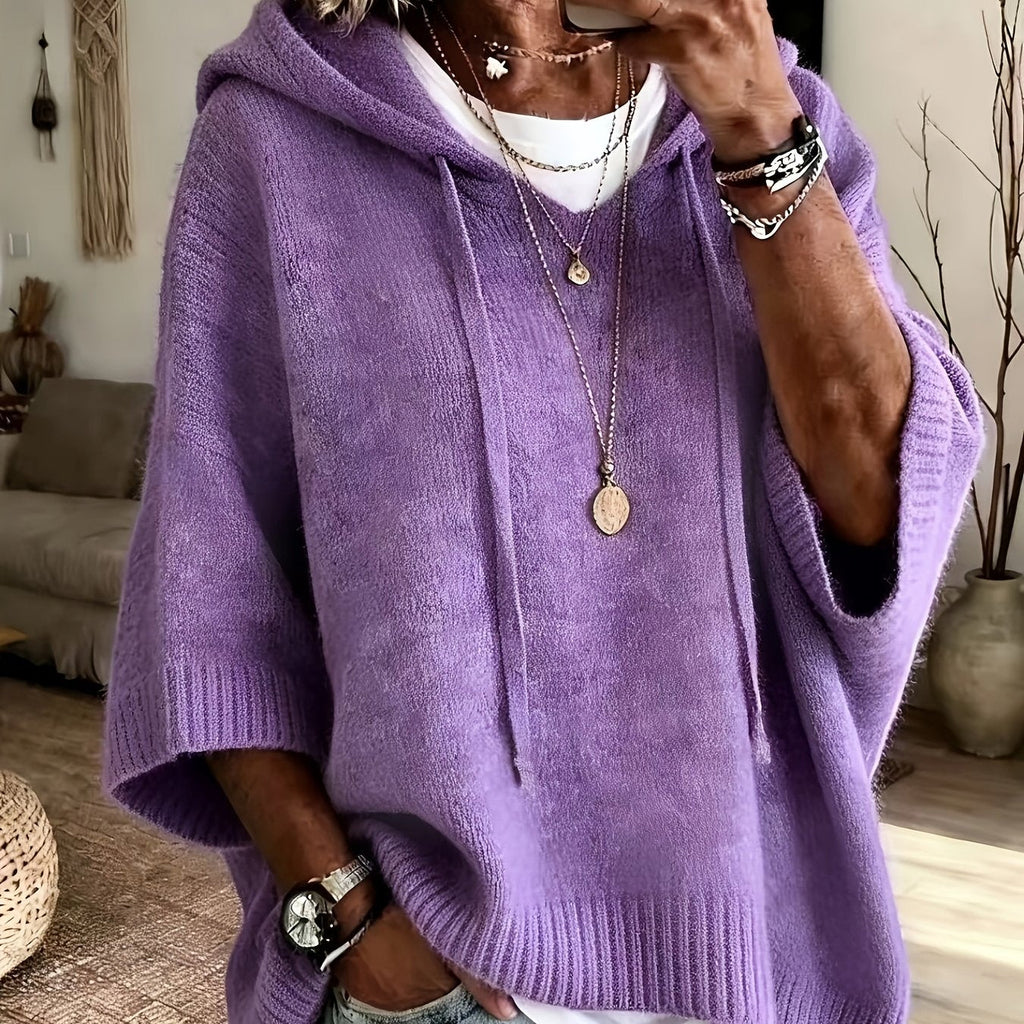 Oversized hoodie dames, Paars - afbeelding 11