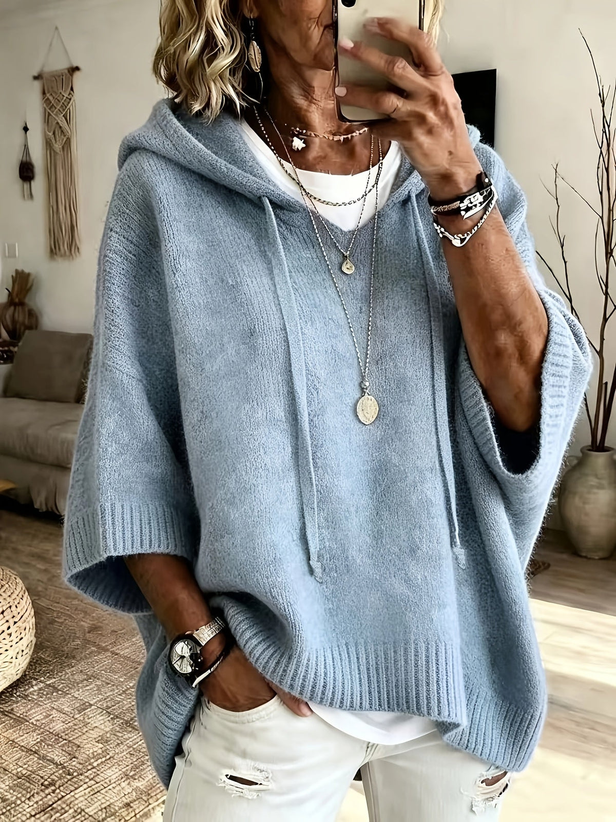 Oversized hoodie dames - afbeelding 5