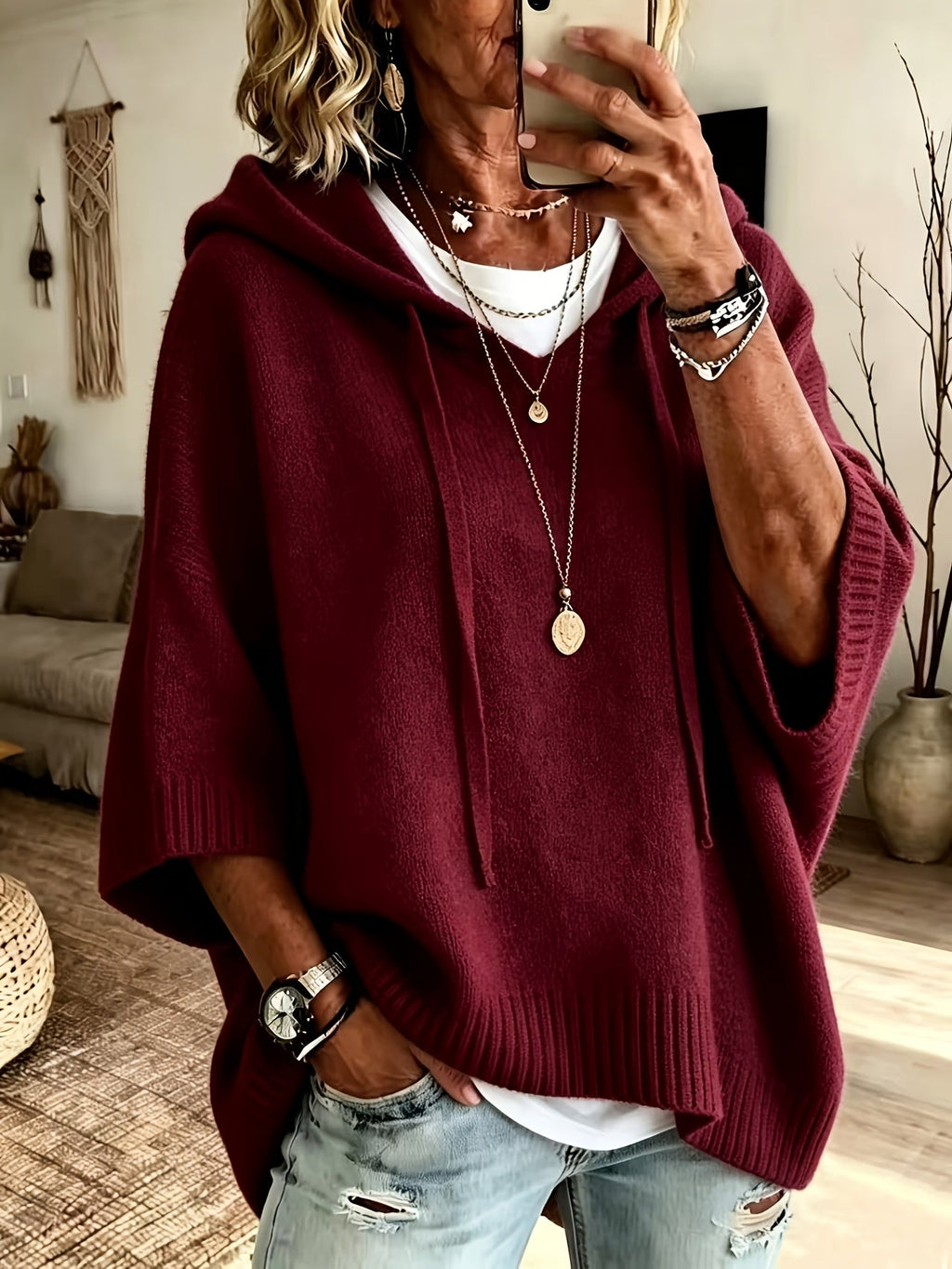 Oversized hoodie dames - afbeelding 6