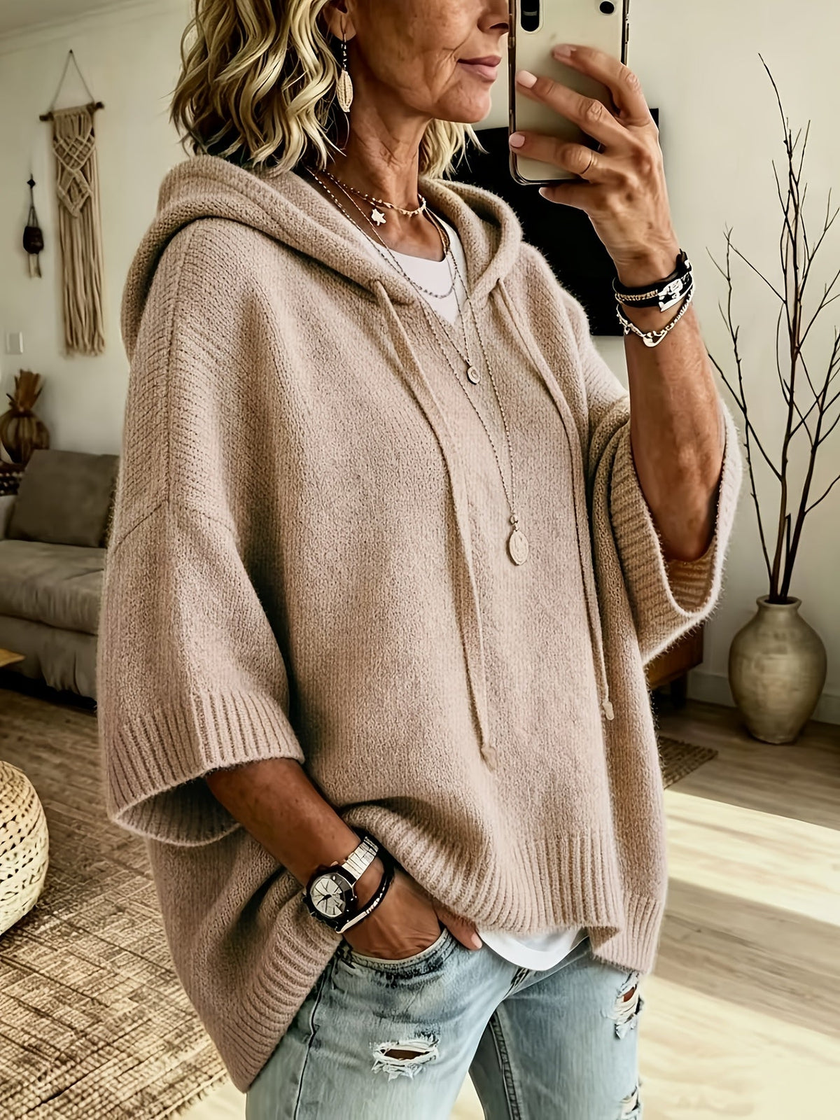 Oversized hoodie dames - afbeelding 9