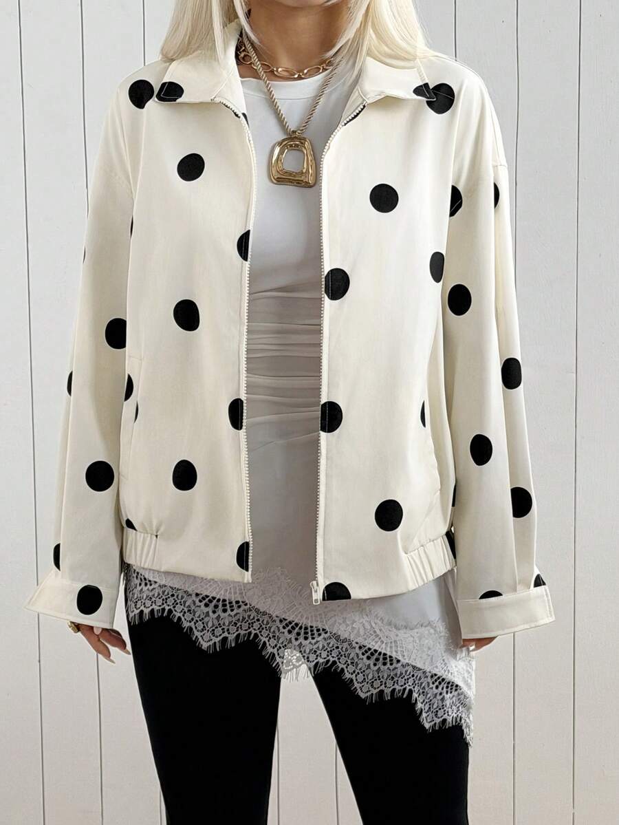 Oversized imitatieleren jas dames - afbeelding 14