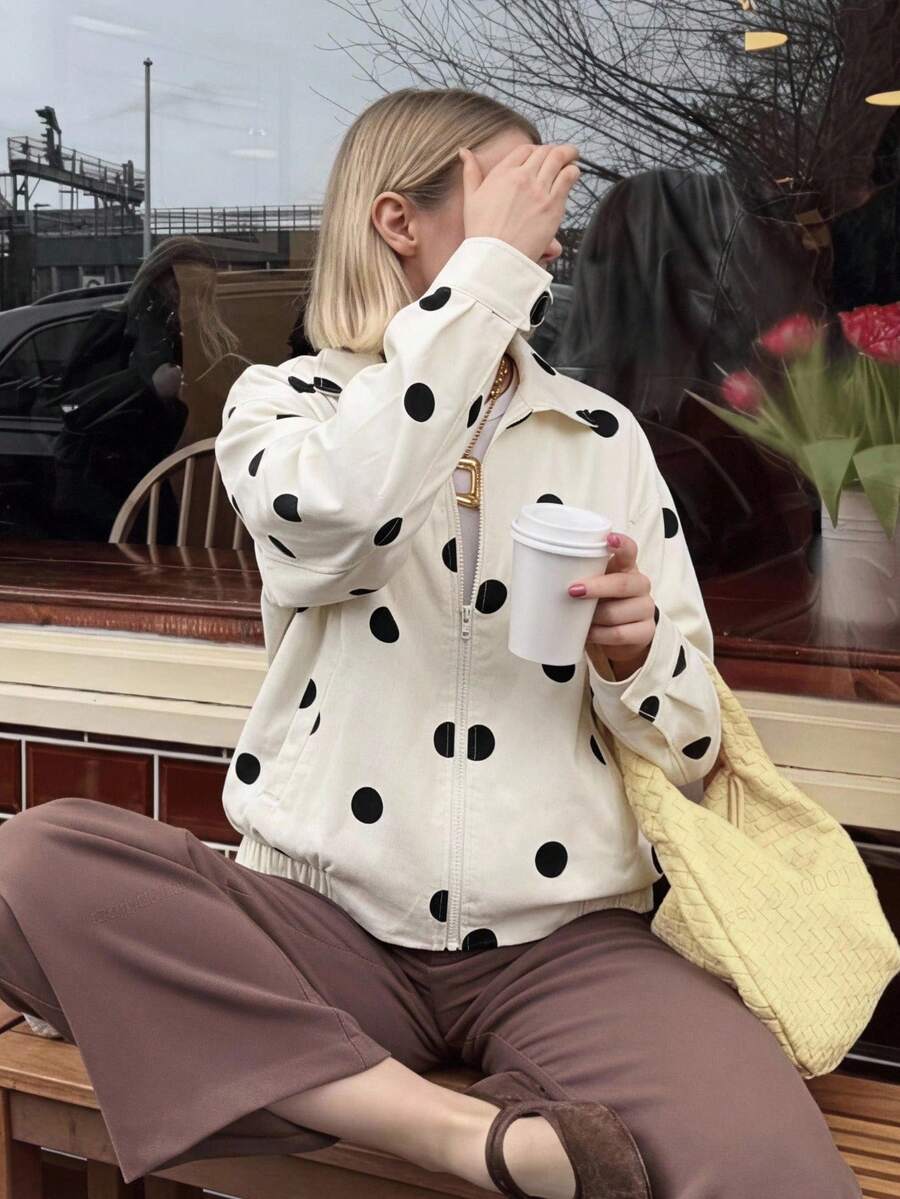 Oversized imitatieleren jas dames - afbeelding 15