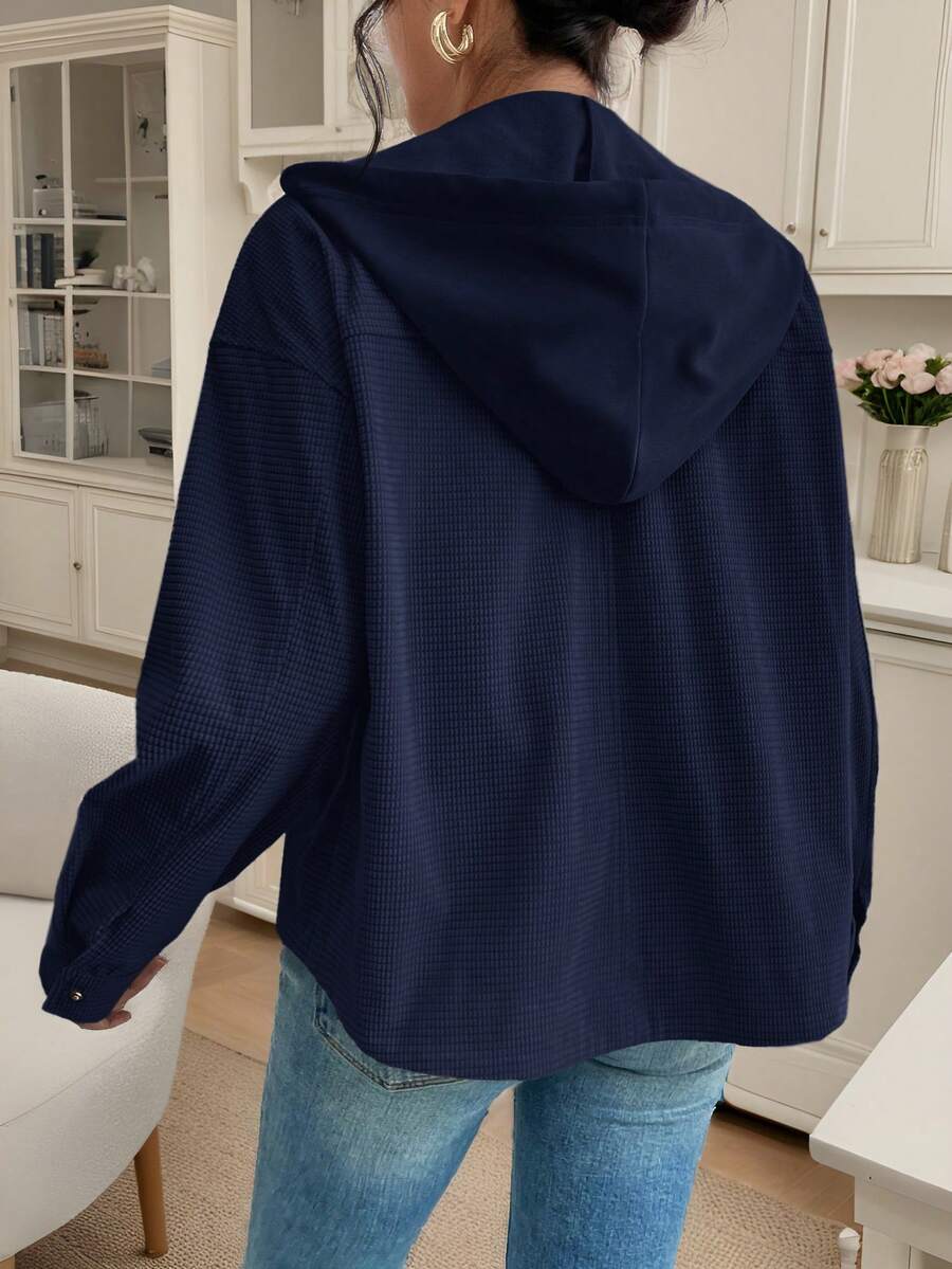 Oversized jas dames met capuchon - afbeelding 19