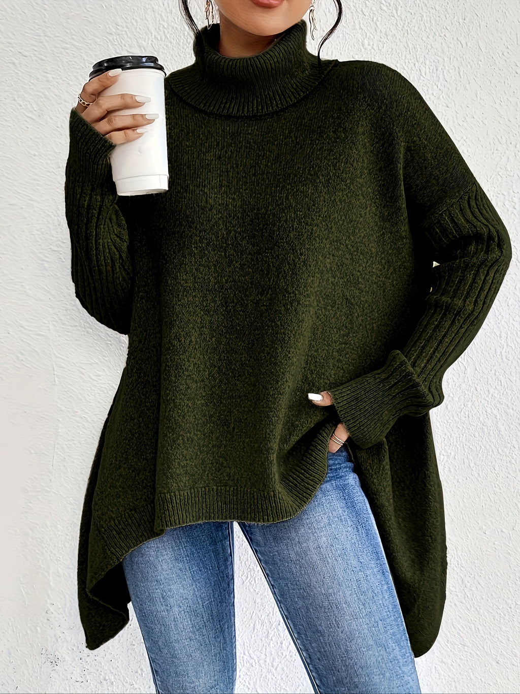 Oversized trui dames - afbeelding 4