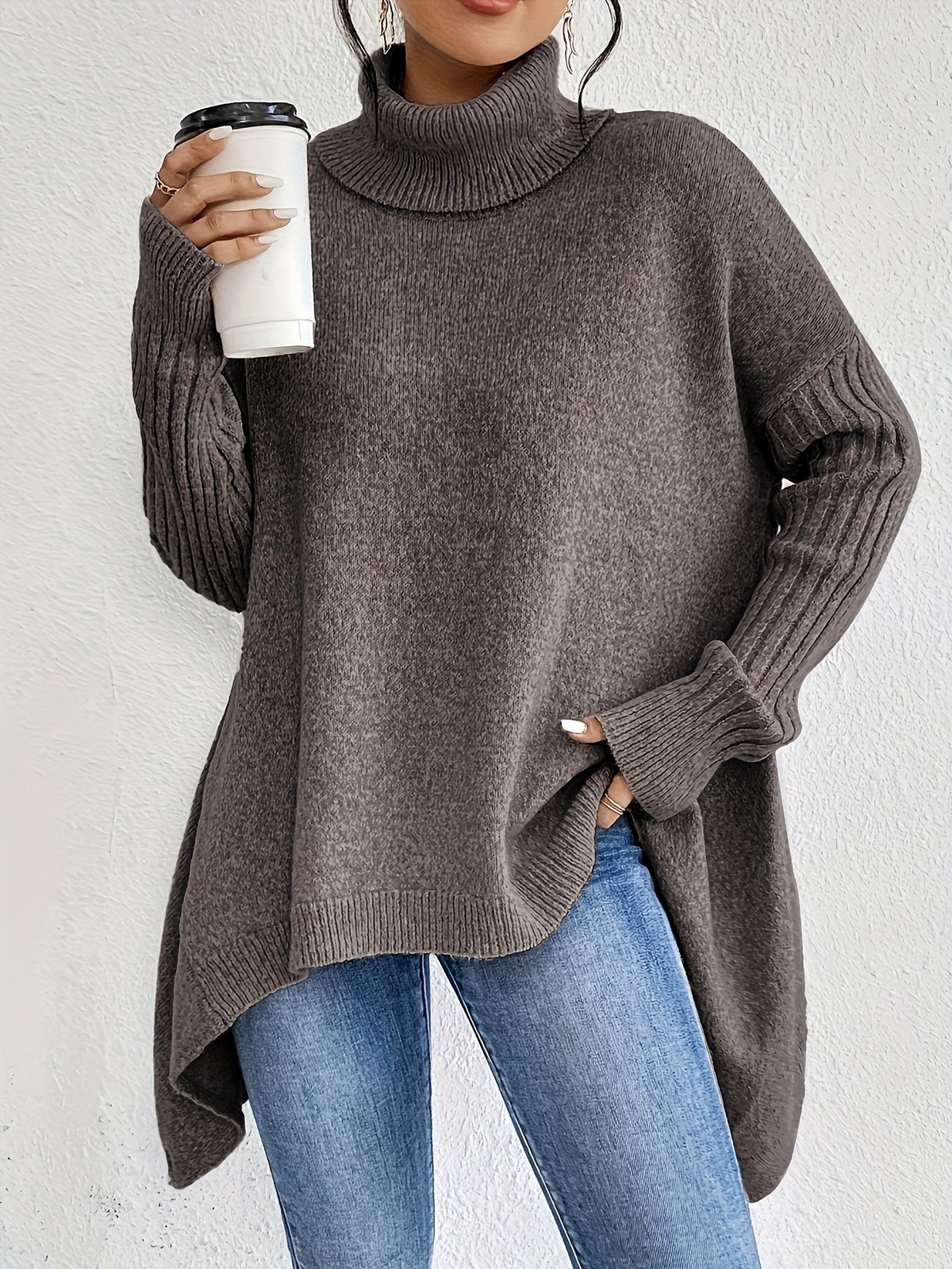 Oversized trui dames - afbeelding 5