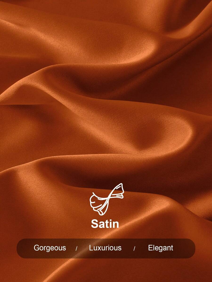 Satijnen midi jurk dames - afbeelding 11