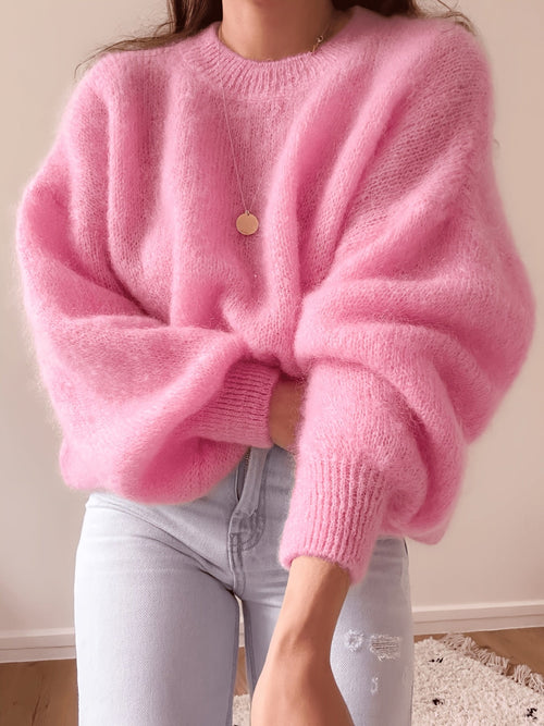 Fluffy oversized trui dames - afbeelding 2