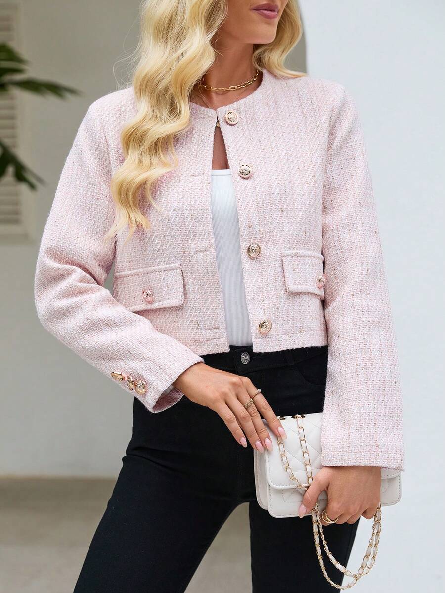 Tweed tussenjas dames - afbeelding 10