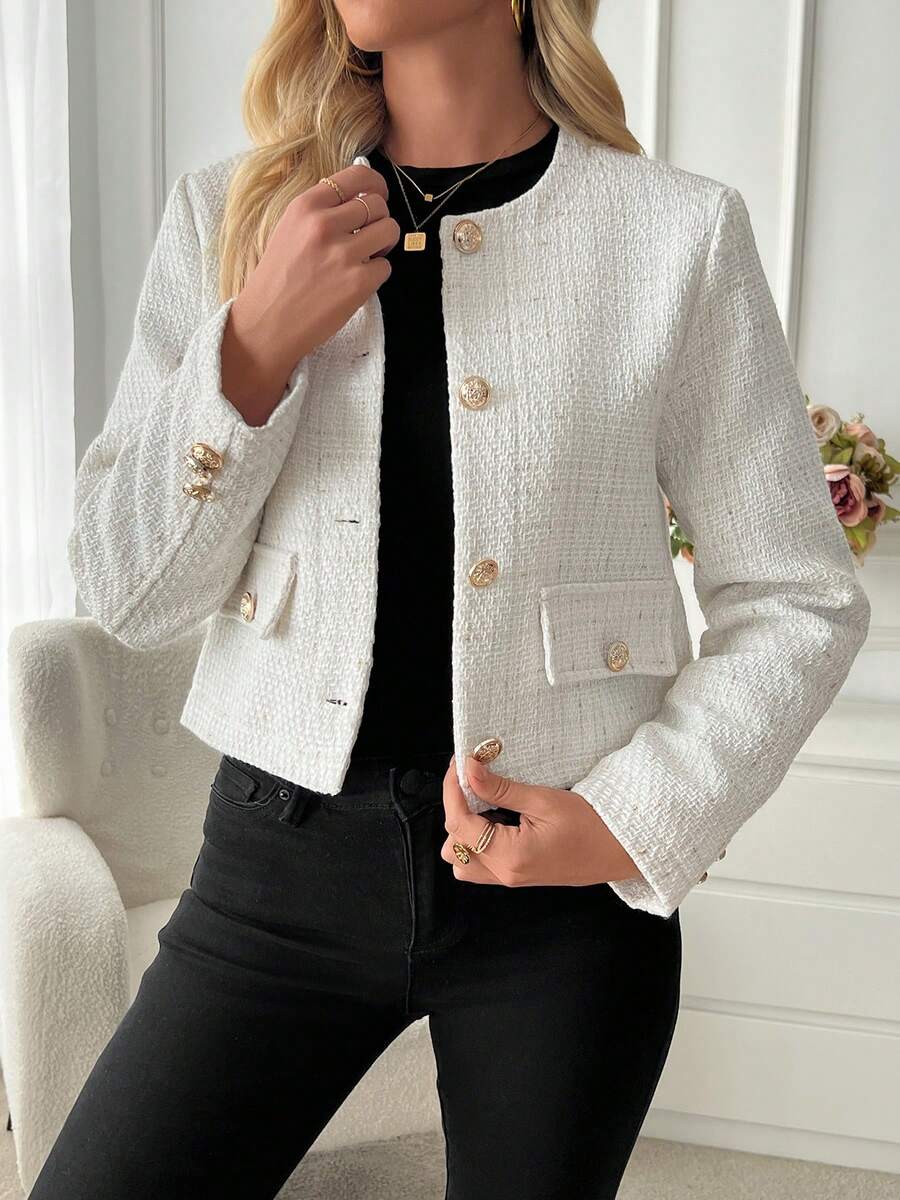 Tweed tussenjas dames - afbeelding 4