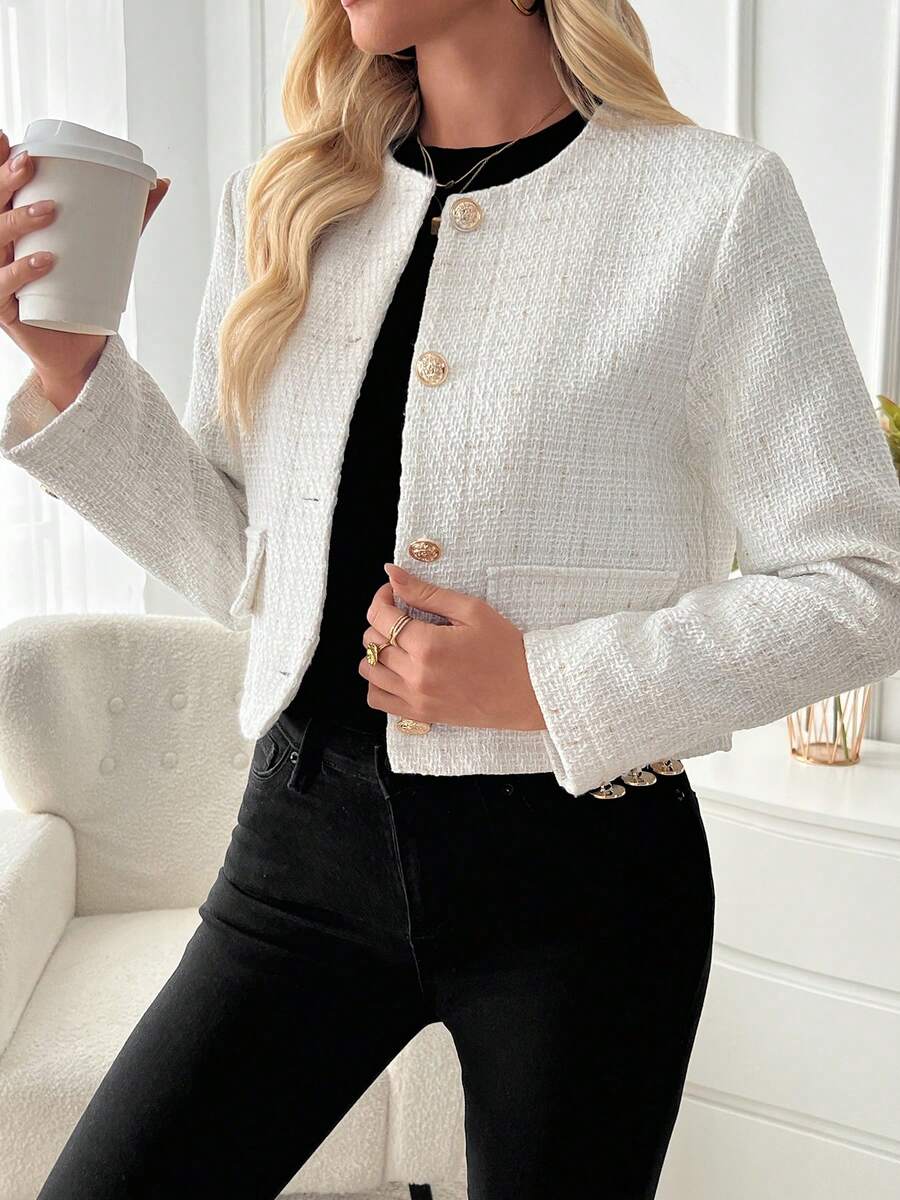 Tweed tussenjas dames - afbeelding 5