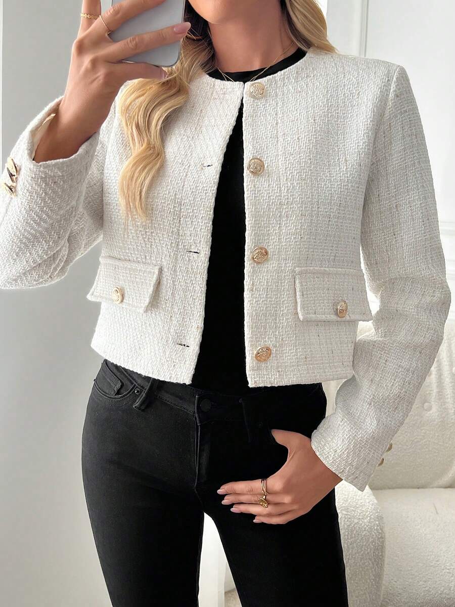 Tweed tussenjas dames - afbeelding 6
